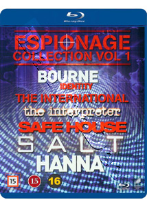 Espionage Collection Vol. 1 | The Bourne Identity / The International / The Interpreter / Safe House / Salt / Hanna  |   Blu-Ray